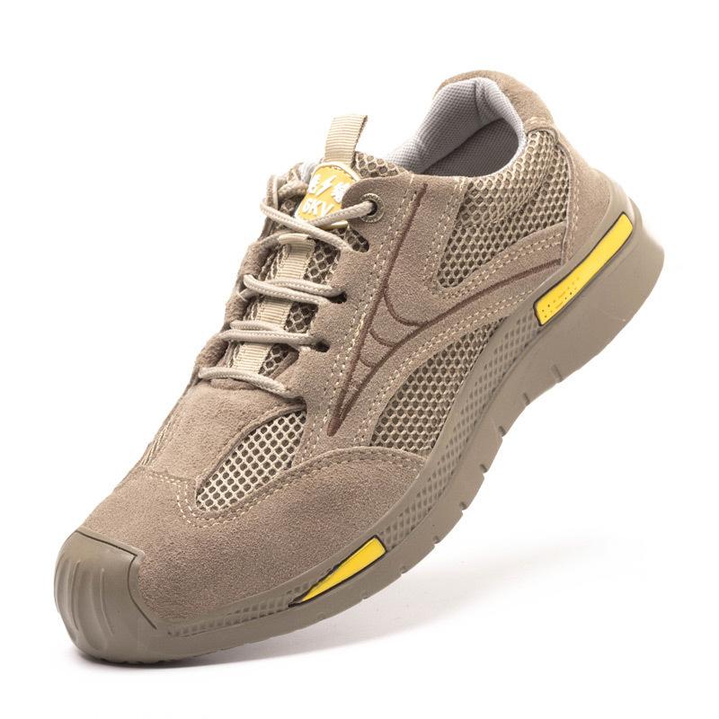 Izolační ochranná obuv odolná proti opotřebení je prodyšná a pohodlná, obuv s pracovním pojištěním proti rozbití a propíchnutí