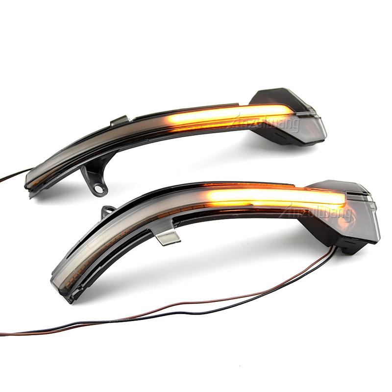 2pcs LED Dynamic Turn Signal Blinker Side Rear-View Mirror Indicator Light For BMW 5 6 7 Series F10 F11 F07 F06 F12 F13 F01 F02