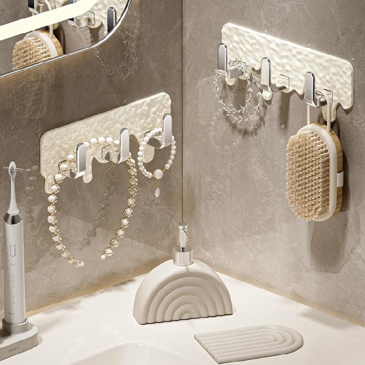 Multipurpose Adhesive Mount Hook Sturdy Organization Tool for Door Wall Cabinets Closet Storage