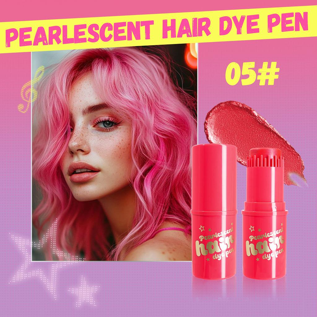 MLSMILE Temporary Hair Color Stick - Glitter Hair Pen for Hair Styling, 12g