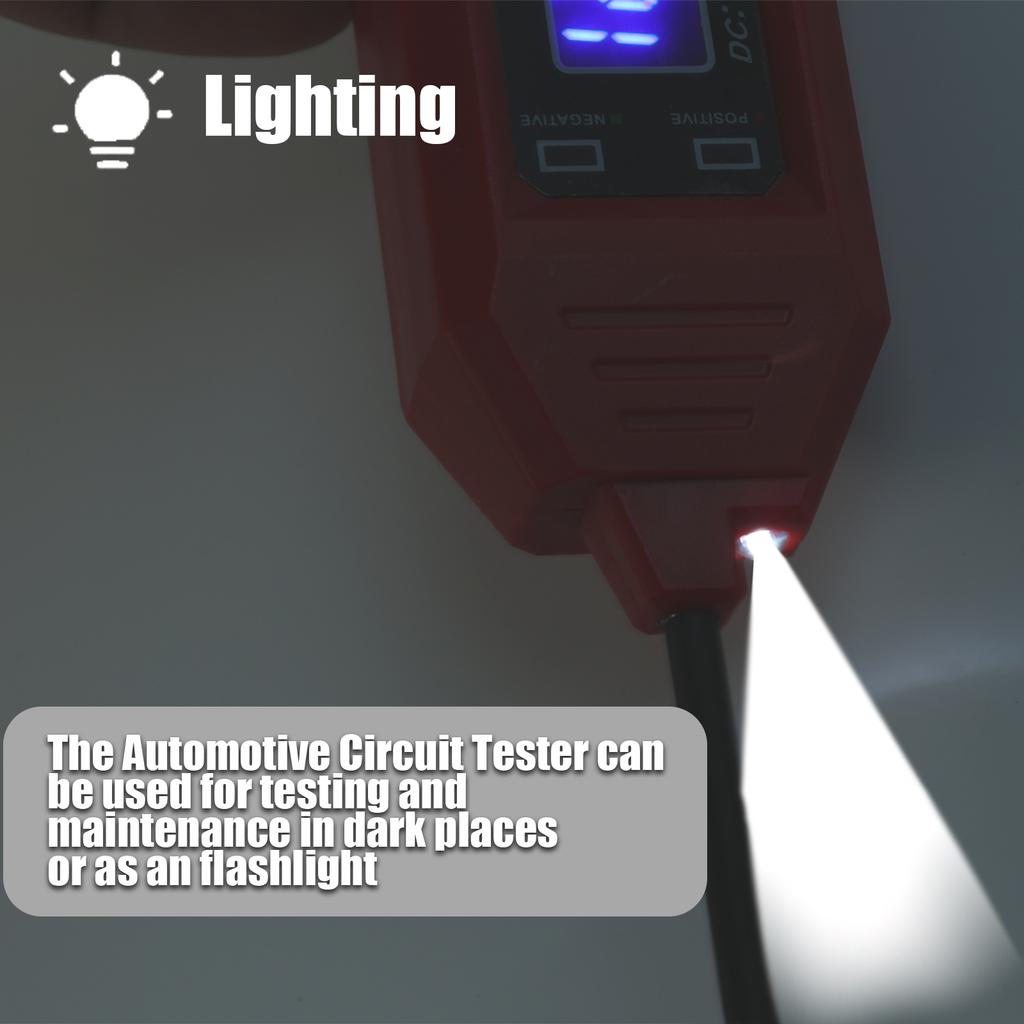 Universal 3.5-36V Automotive Circuit Tester Electrical System Tester Voltage Power Probe Kit Diagnostic Tool LED Digital Display