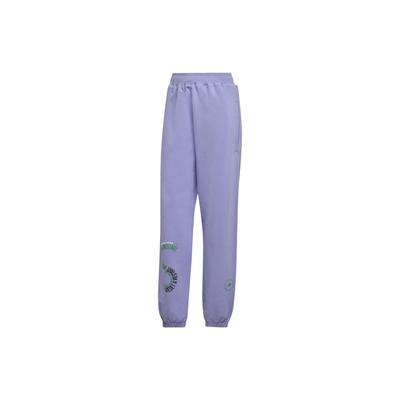 By Stella McCartney Logo Print Sweatpants Unisex Bottoms Purple IB5908