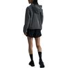 Nike Removable Logo Long Sleeve Loose Cotton Jacket Women jackets Black FV6421-011