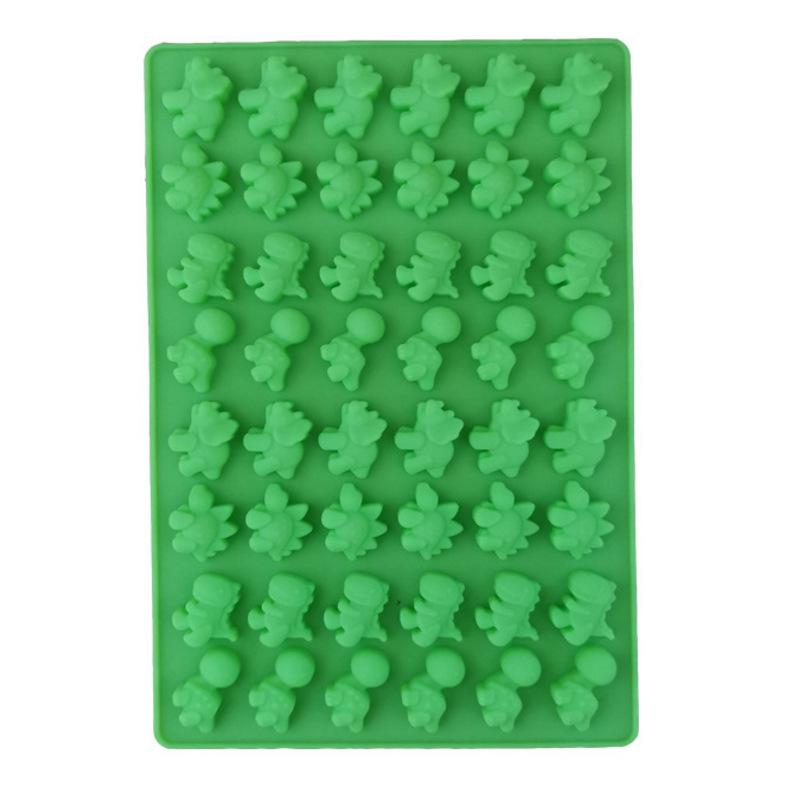 1pc Dinosaur Gummy Molds Dinosaur Candy Molds Silicone 48-Cavity for Candy Chocolate Jelly Ice Cube