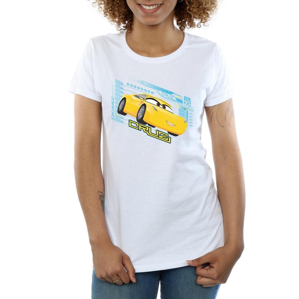 Disney Womens/Ladies Cars Cruz Ramirez Cotton T-Shirt