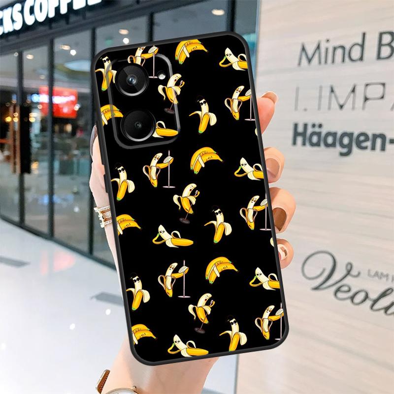 Memes Cartoon Funny Banana Case For Realme 15 Pro 14 13 11 12 Pro Plus GT7 GT6 C55 C51 C53 C35 C33 C61 C65 C67 C71 C75