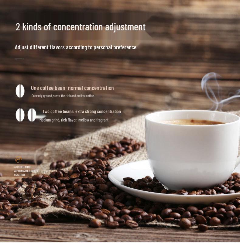 Compact Fully Automatic Coffee Maker with Fresh Grind & Brew Function