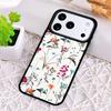 Vintage Leaves Flower Shockproof Phone Case for iPhone 17 Air 16e 15 11 12 14 13 Pro Max Cover Coque