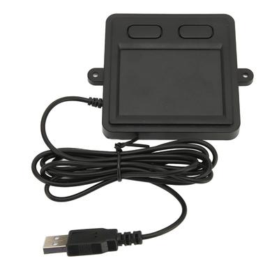 Wired USB Touchpad Multi-function High Sensitivity 2-Button Design Black Portable Trackpad for Laptop Desktop Home Office