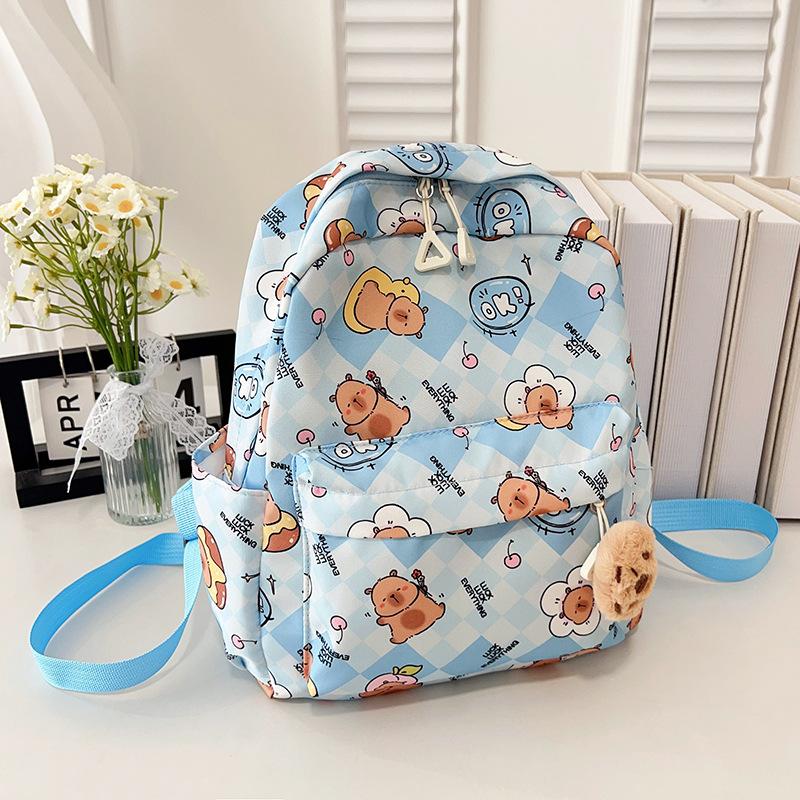 Elementary School Bag New 2025 Large Capacity Cartoon Cute Doll Children's School Bag Backpack Tide
