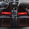 Custom Text  Car Floor Mats Universal Automotive Car Mat Full Set Of 4 Front And Rear Car Carpet  Auto Interior Accessories