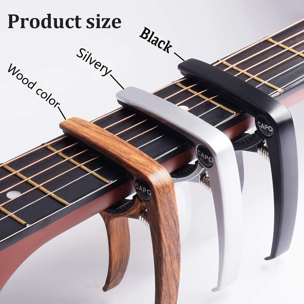 1pc Aluminum Alloy Guitar Capo, Quick Change Capo for Acoustic Electric Guitar, Precise Tuning & Easy Clamp, Durable