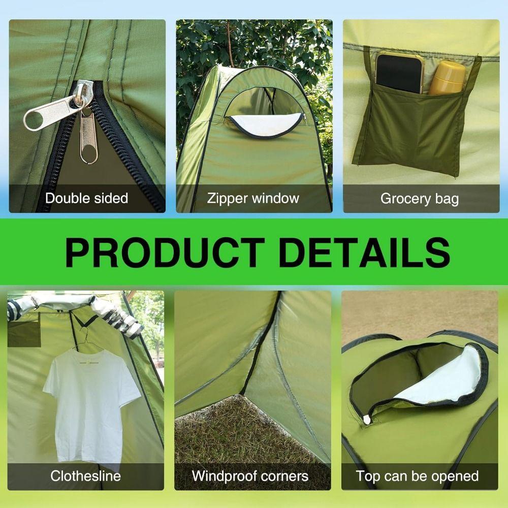 Spacious Portable Changing Room Extra-Tall Camping Privacy Shelters  Picnic