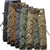 European & American Style Men's Loose Multi-Pocket Overalls - Trendy Casual Large Size Pants