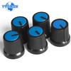 5/30pcs WH148 AG3 Potentiometer Knob Cap AG3 Plastic Rotary Switch Knobs Kit for Diameter 6mm Green Yellow Orange Blue White Red