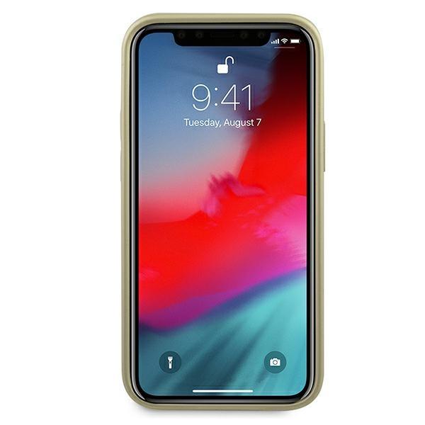 Guess Guhcp12Siglgo Iphone 12 Mini 5,4Złoty/Gold Hardcase Iridescent