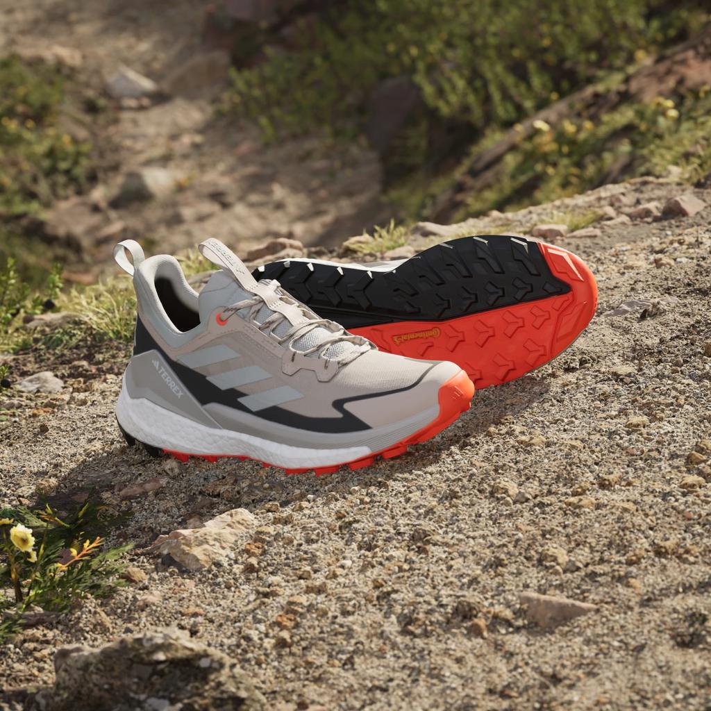 Adidas Terrex Free Hiker 2.0 Low Wonder Beige Impact Orange Women Sneakers Grey Core-Black Semi-Impact-Orange IE5121