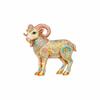 Colorful Goat Lapel Pin Vintage Style Animal Brooch Cute Enamel Sheep Brooch  Party
