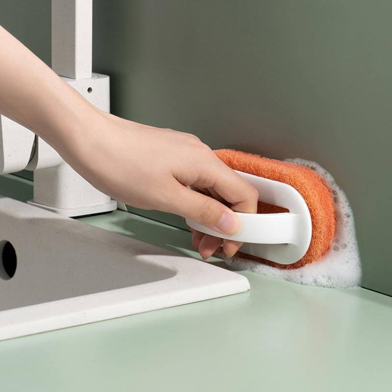 Household Cleanig Sponge Brush Sponge Cleaning Bathtub Ceramic Tile Cleaner Tool