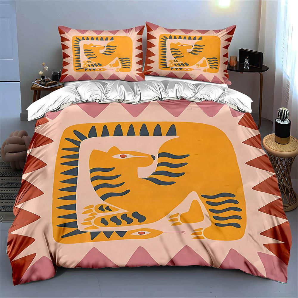 Abstract animal design. Bedding Duvet cover sets Duvet covers Pillowcases gifts (1 * Duvet Cover 2 * Pillowcases, without duvet insert)
