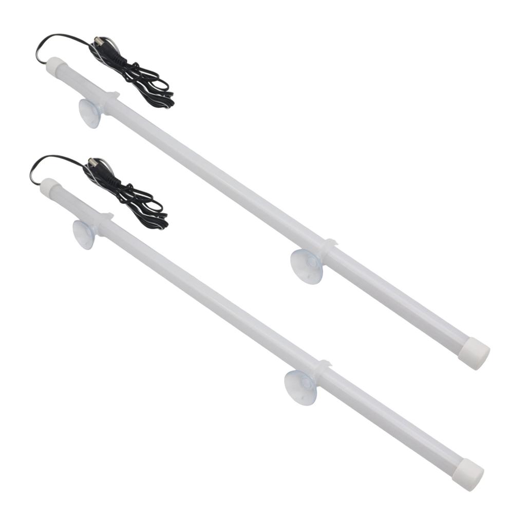 12V RV LED Light Strip Kit, 2 Pack 48LED Flexible Ambient Lighting for Cars, Trucks and Boats with Remote Control, IP65