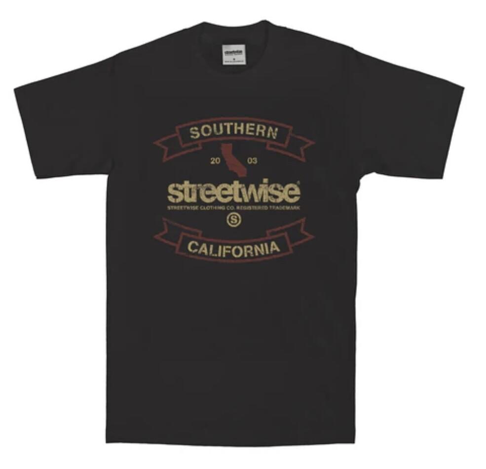 Streetwise SC LABEL Graphic T-Shirt Black M-L-XL-2XL-3XL wbr/ -4XL-5XL Unisex T-Shirt XL