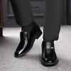 Increased 6 Cm Men Formal Shoes Hidden Heel Men's Wedding Oxfords Heighten Tall Male Dress Leather Footwear 2024