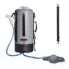Water Bag Collapsible Water Container 12L/20L Portable Camping Shower Bag Water Bag with Air Pump for Outdoor
