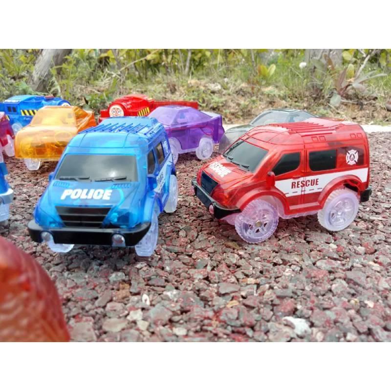 Ηλεκτρικό Διαφανές Αυτοκινητάκι Παιχνίδι Καραμέλα με 5 Φώτα και Φωτεινά Χαρακτηριστικά Για Όλα τα Παιδιά