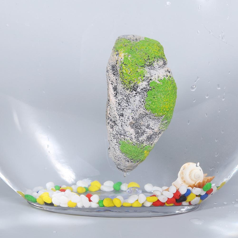 Aquarium Fish Ing Rocks Ornament Landscape Moss Suspended Stone Decoration Small