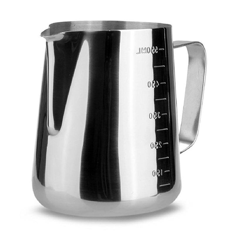 

600ml milk foamer stainless steel coffee pot ESPRESSO coffee pot Barista Coffee Cafe Cappuccino cups Latte Pot kitchen utensil | Coffee Pots