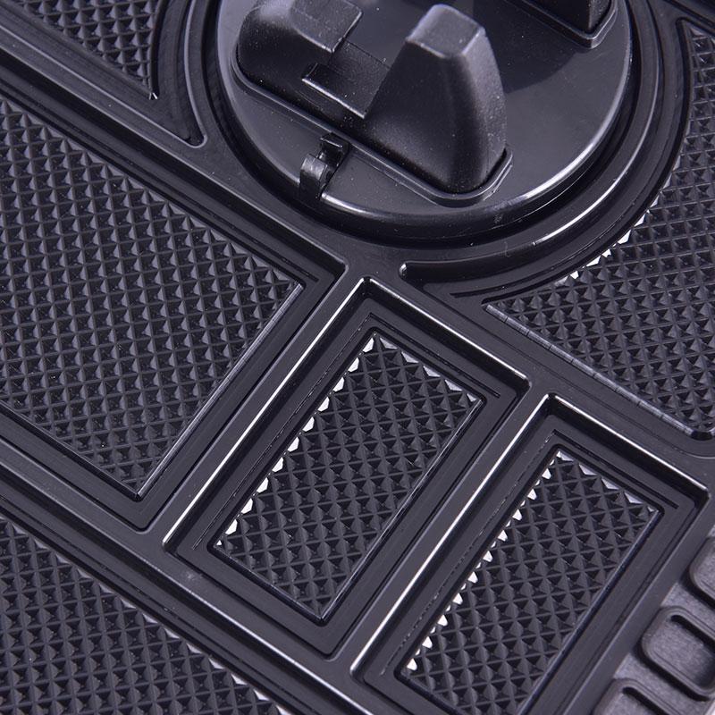 Tapis Antidérapant Multifonctionnel pour Voiture Support Téléphone Auto Coque en Silicone Adhésive pour Tableau de Bord