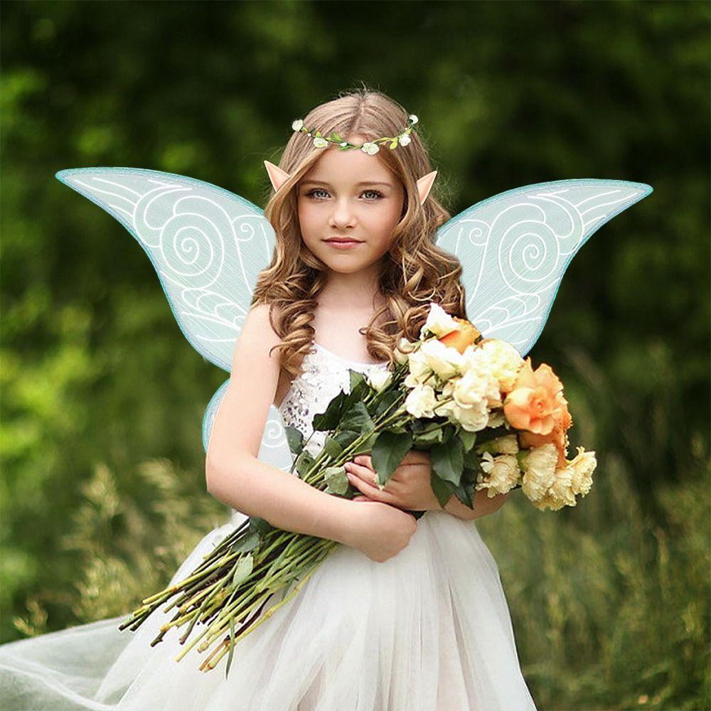 Funny Sparkling Adults Fairy Wings Dress-Up Party Favor Gift Girls Wings Halloween Cosplay Princess Angel Wings