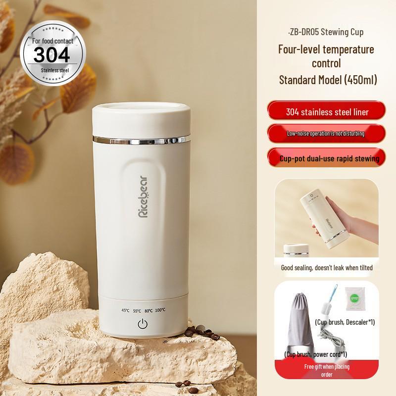 

Portable Electric Mini Kettle - Insulated Automatic Hot Water Heater for Travel