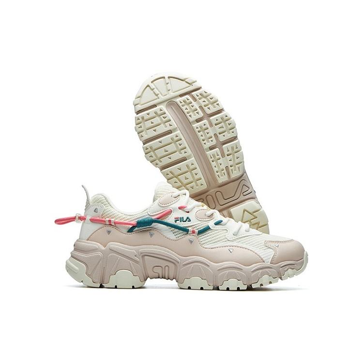 FILA Cat Paw 2.0 Textile, Synthetic Leather Low top Chunky Sneakers Women's Micro White F12W124144FSW