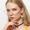 Irregular Shape Retro Glasses Eyewear  Vintage Unisex Glasses Frame Accessory