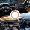 Auto Lenkradschoner Auto Lenkradhülle mit Schleifendesign Rutschfester Auto Lenkradschutz Innenzubehör für LKWs