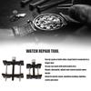 2Pcs Different Sizes Watch Repair Tool Black Watch Movement Base  for Professional Repair