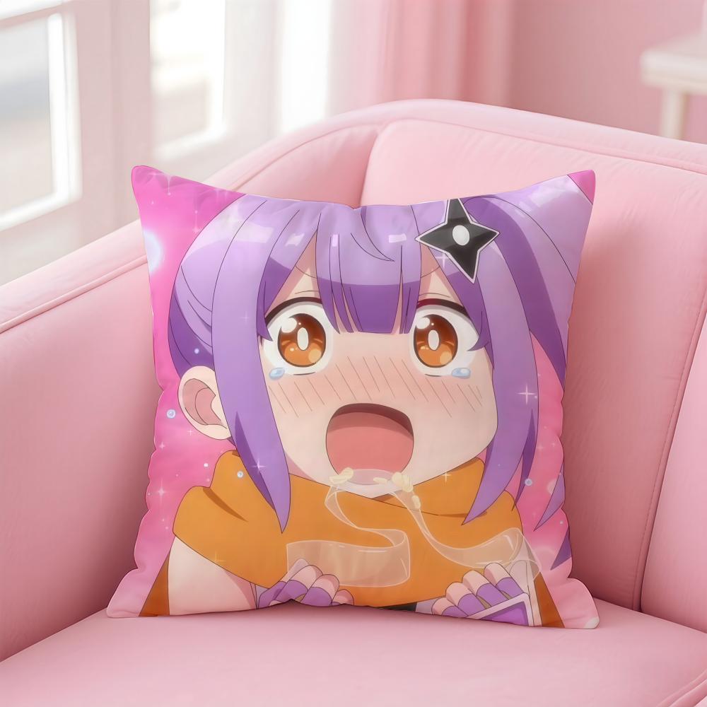 Ninja To Koroshiya No FutariGurashi Cushion Cover Comfortable Reversible Pillow Cover Ideal For Car Sofa Bedroom & Beyond