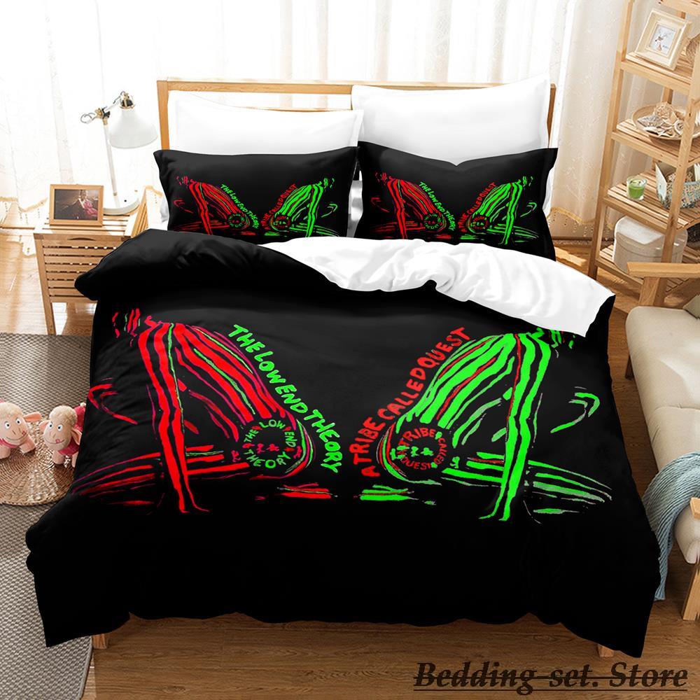 

Comforter A Tribe Called Quest Bedding Set Single Twin Full Queen King Size Bed Set Adult Kid Bedroom s Parure De Lit Bed Comforter (quilt)-EU Single(135*200cm)3pcs