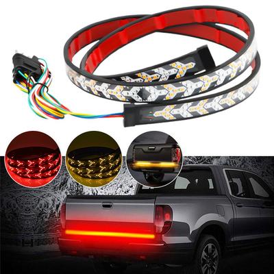 48/60 Polegadas Seta LED Caminhão Luz Traseira 12V Vermelho Aviso de Freio Sinal Estroboscópico de Curva Sequencial Com Amarelo Traseiro Luz Traseira Li N9X0