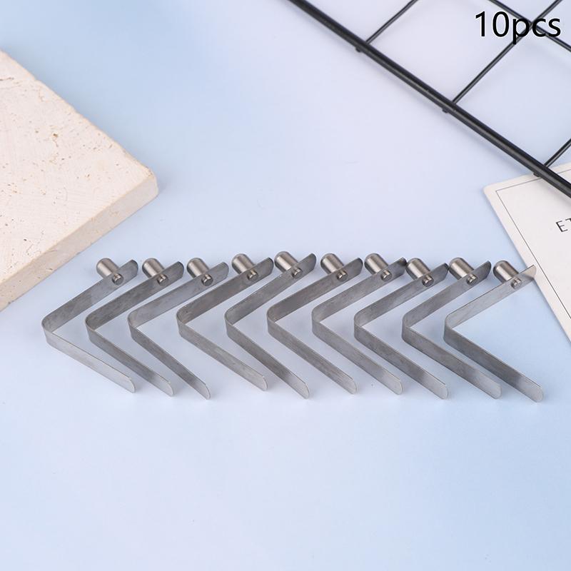 10 Adet 6*9mm Çift Tekli Delik Düğme Klipsleri Kayak Kürek Snap Yaylı Klips Çadır Direği Tüp Kilidi Tente Teleskopik Mermi