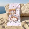 Cartoon Cute C-chibi M-maruko Chan Towel Towels For Beaches Yoga Studios Gyms Hot Springs Swimming Pools And Picnics