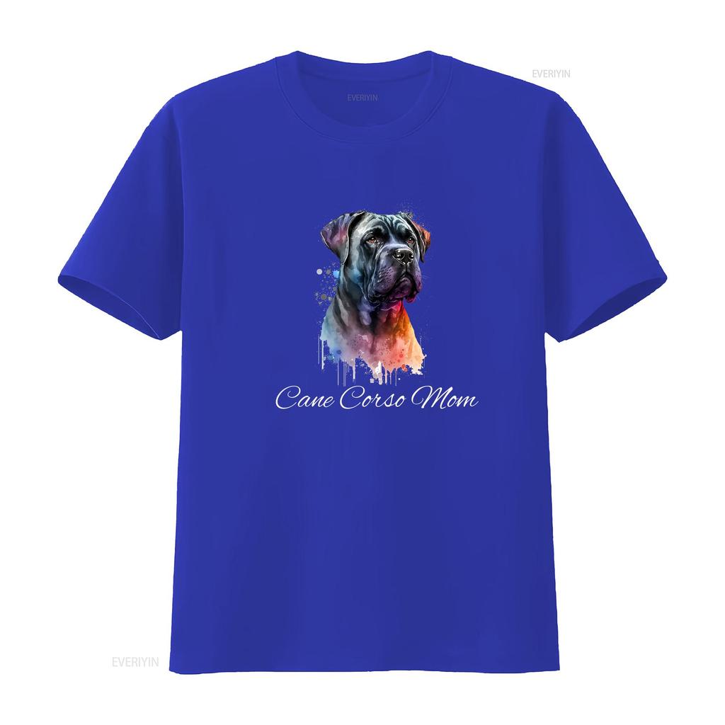 Cane Corso Mom T Shirt Dog Lovers vintage Washed streetwear Breathable Soft fashion Slightly homme designer clothes Stylish