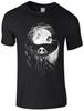 Jack Skellington Face Nightmare Before Christmas Black Scary Halloween T-shirt