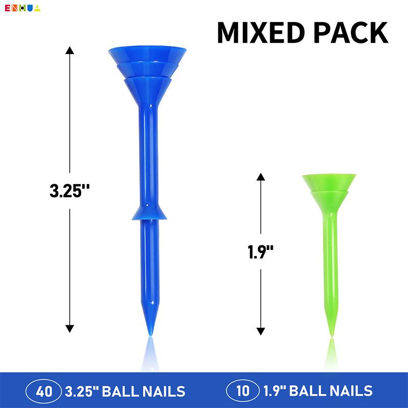Yeni Dayanıklı Büyük Bardak Plastik Golf Topu Sivri Uçları 83mm - Düşük Kırılma, Sınırlı Hasar Tasarımı