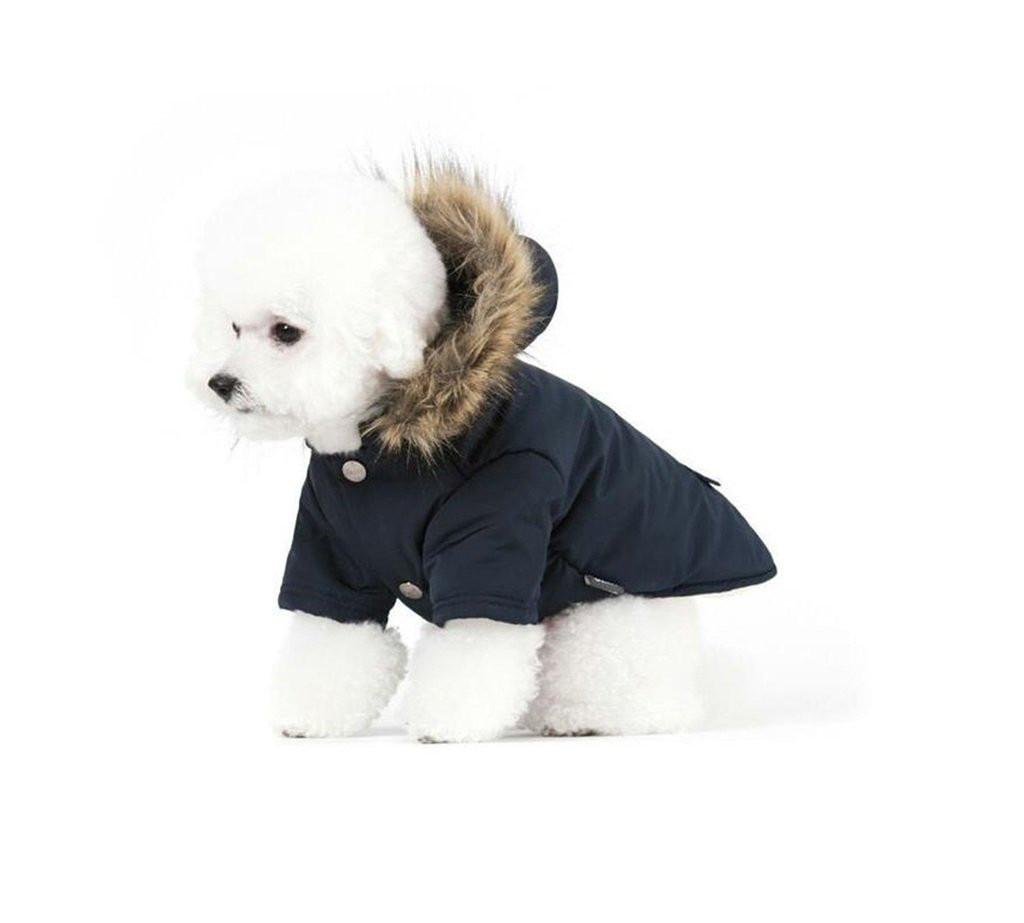 Dog Doggie Down Jacket Hoodie Coat Pet Clothes Warm Clothing For Small Dogs Winter