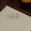 Zircon Leaf Ear Acupuncture Niche Design Earrings Light Luxury Premium Stud Earrings Earrings 2026