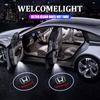 2PCS LED Car Door Welcome Light Emblems HD Projector Lamp For Honda Civic Fit Jazz Accord Pilot CRV Odyssey Passport Accessories