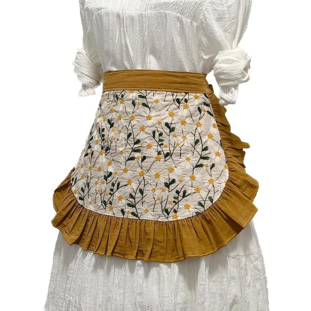 Exquisite Bistro Apron Elegant Waitress Apron Portable Waist Apron  Kitchen